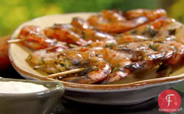 Coquetel De Camarão Grelhado Marinado