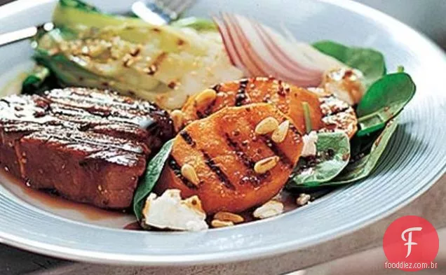 Bifes de atum vitrificados com soja