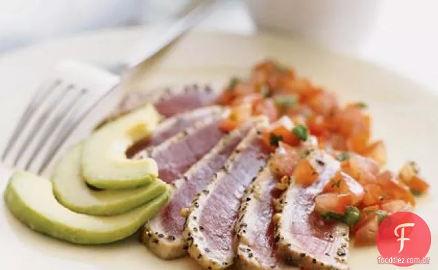 Atum grelhado com Salsa Japonesa