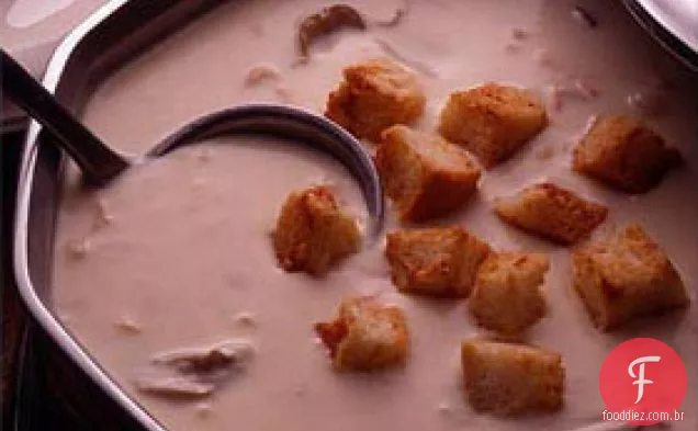 Guisado De Ostra Yuletide Com Croutons Amanteigados