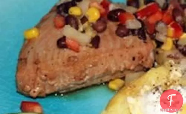 Bife De Atum Marinado