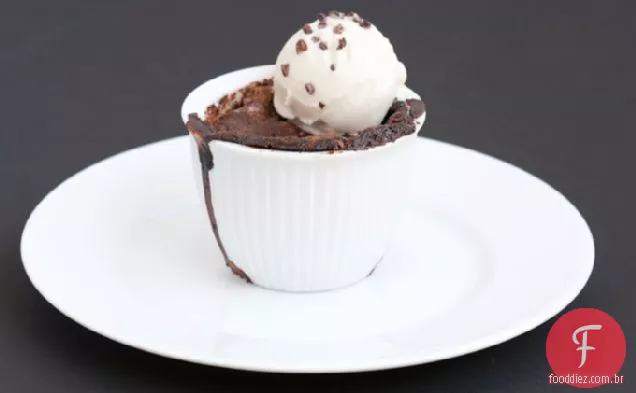 Pudim Brownie Moderno