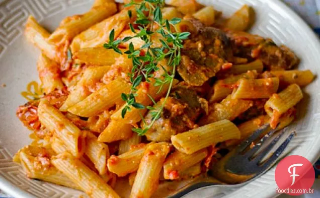 Veggie Salsicha & Feta Penne
