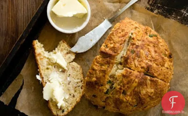 Pão Irlandês De Cheddar E Bacon