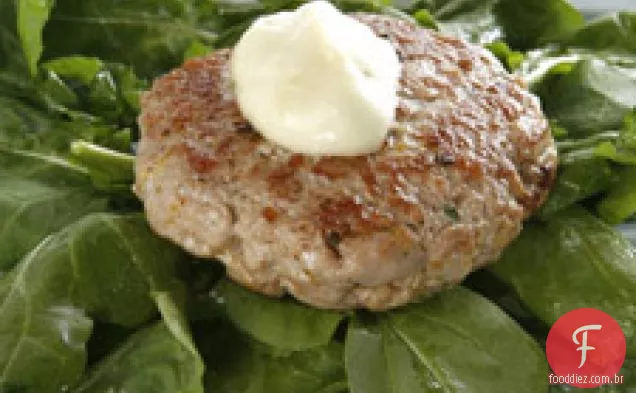 Hambúrgueres De Atum Com Maionese De Wasabi