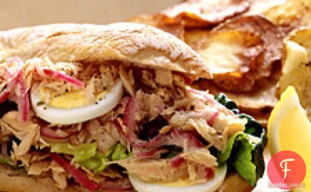 Sanduíches De Atum Nicoise