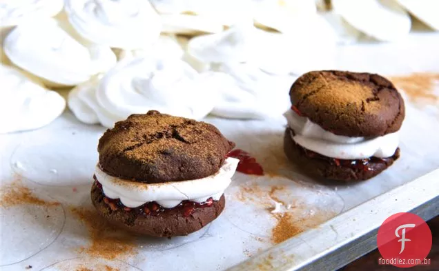 Chocolate E Canela Crackle Cookies