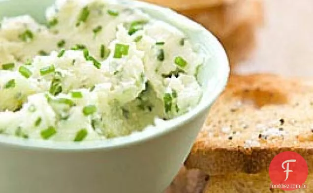 Parmesão E Manteiga De Cebolinha