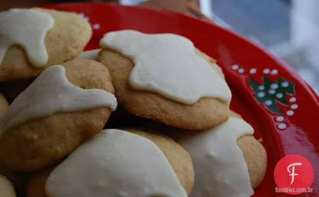 Biscoitos De Gemada Com Cobertura De Manteiga Dourada