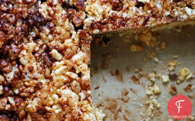 Caramelizado Marrom Manteiga Arroz Krispie Trata