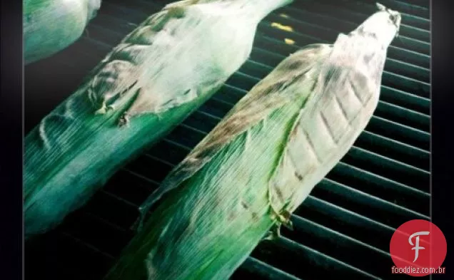 Milho grelhado de Wendy com manteiga de Jalapeno picante
