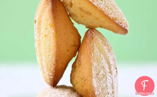 Madeleines De Manteiga Laranja E Marrom
