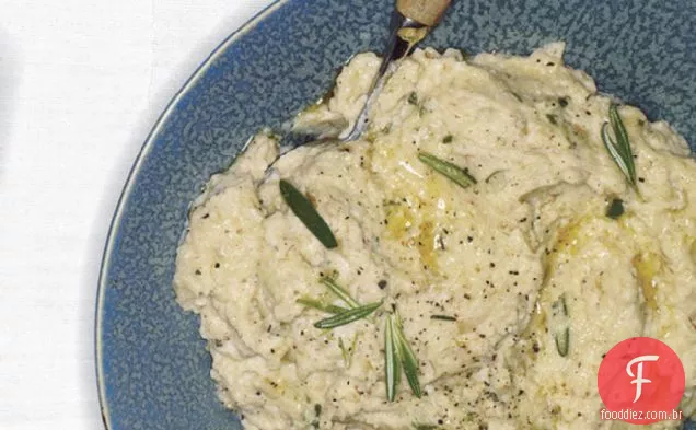 Yukon Gold E Puré De Erva-Doce Com Manteiga De Alecrim