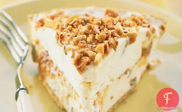 Torta De Sorvete De Caramelo De Manteiga