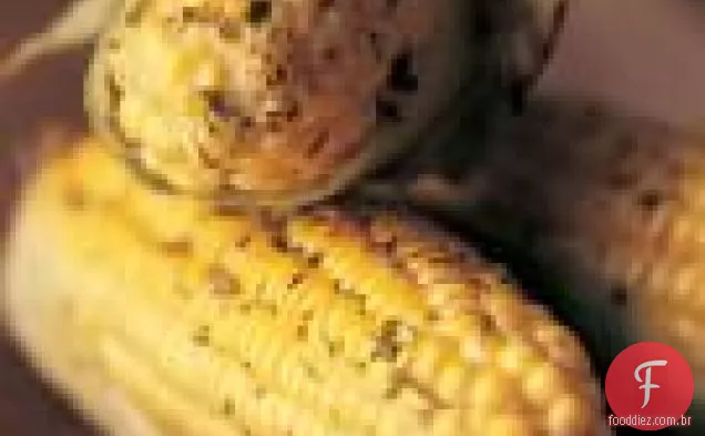 Milho Grelhado Com Manteigas Temperadas