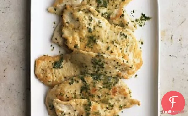 Costeletas De Frango Com Manteiga De Ervas
