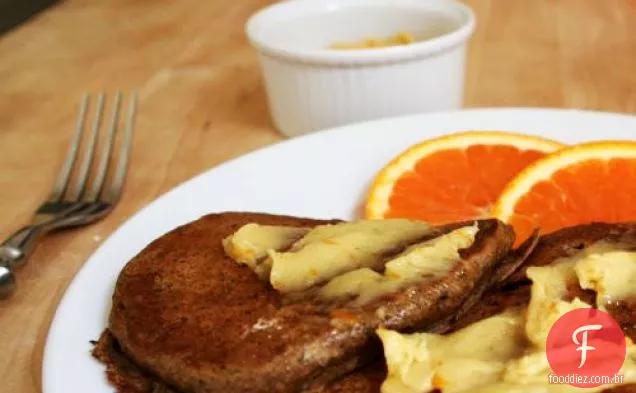 Brunch De Domingo: Manteiga De Laranja E Panquecas De Trigo Sarraceno