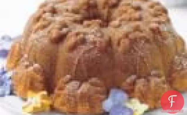 Bolo De Laranja Com Cobertura De Manteiga Marrom