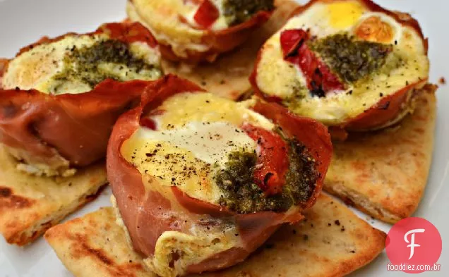 Receita De Copos De Ovo Prosciutto