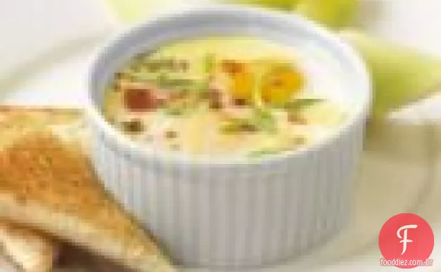 Ovos Mimados Com Bacon E Queijo De Cabra
