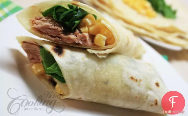 Tortilhas Caseiras Com Recheio De Atum
