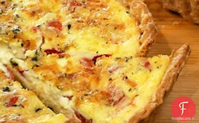 Quiche De Milho E Tomate