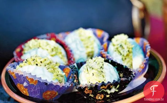 Deviled Green Goblin Eggs
