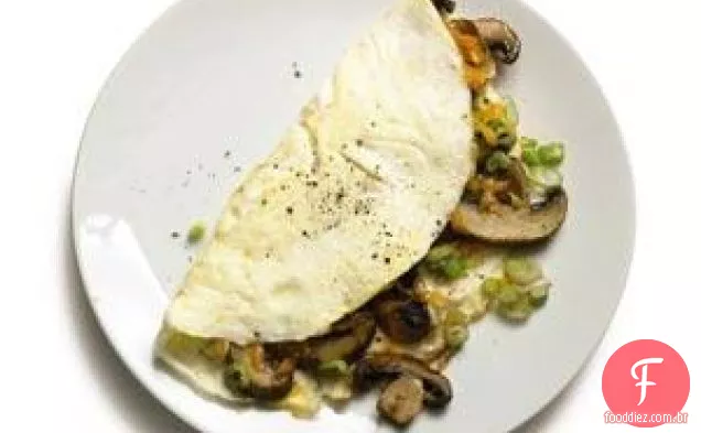 Omelete De Cogumelo E Clara De Ovo