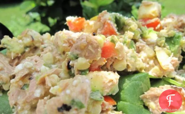 Salada De Atum + Queijo Cottage