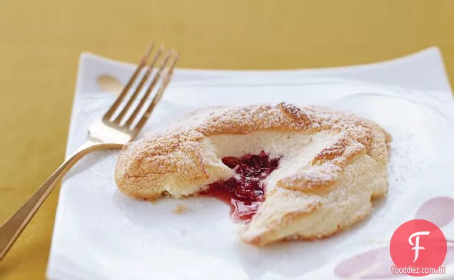 Omeletes De Geléia De Morango Suflê
