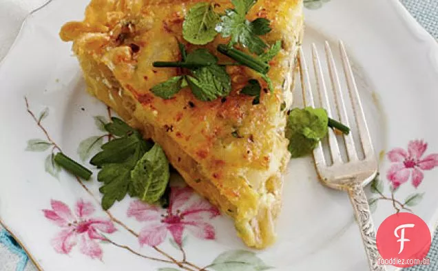 Quiche De Cebola Caramelizada