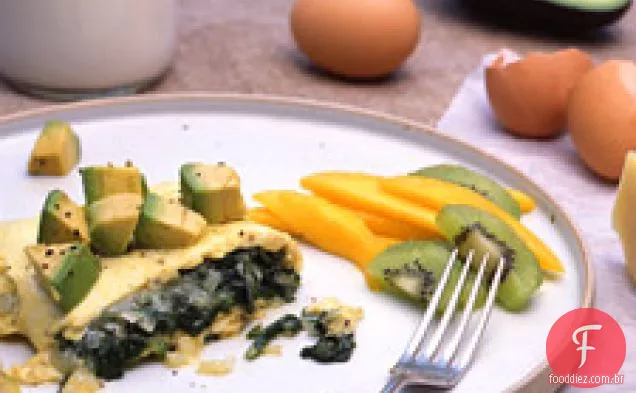 Espinafre E Omelete De Ervas