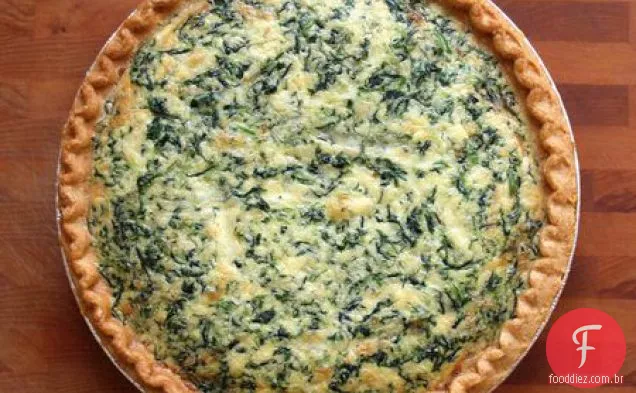 Espinafre & Gruyere Quiche