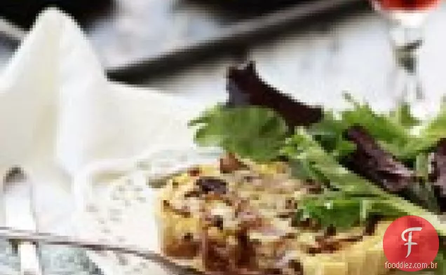 Quiche Caramelizado Da Cebola Com Dubliner