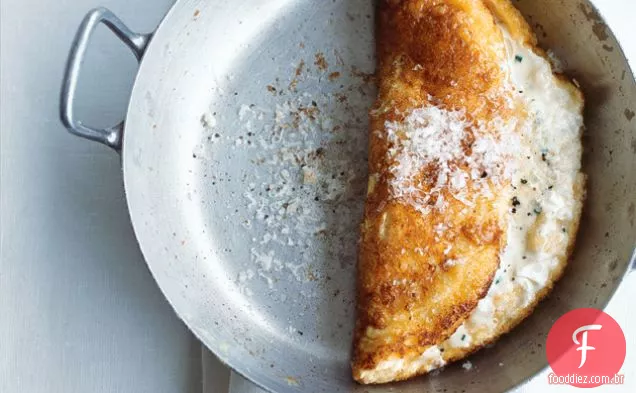 Omelete De Queijo Inchado