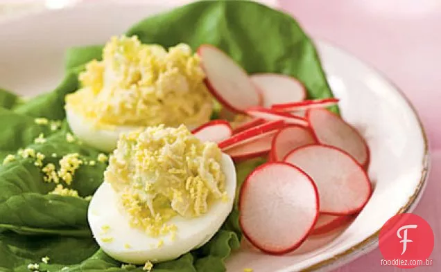 Salada De Caranguejo-Ovos Recheados