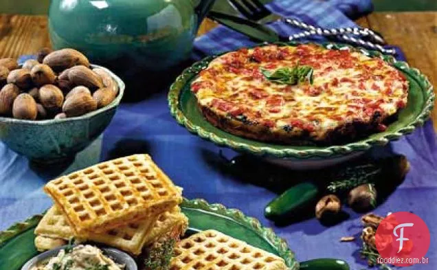 Omelete assado no forno do fazendeiro