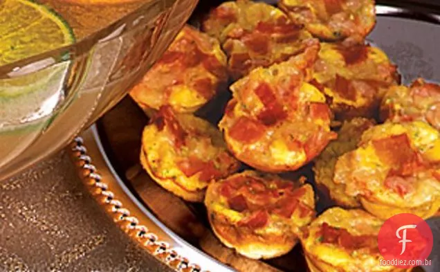 Mini Quiches De Presunto E Queijo