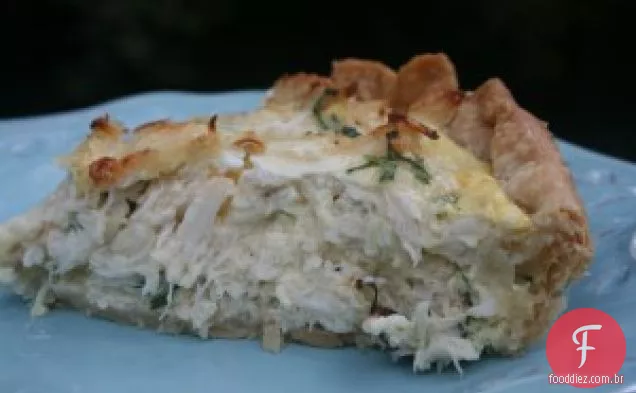 Quiche De Carne De Caranguejo