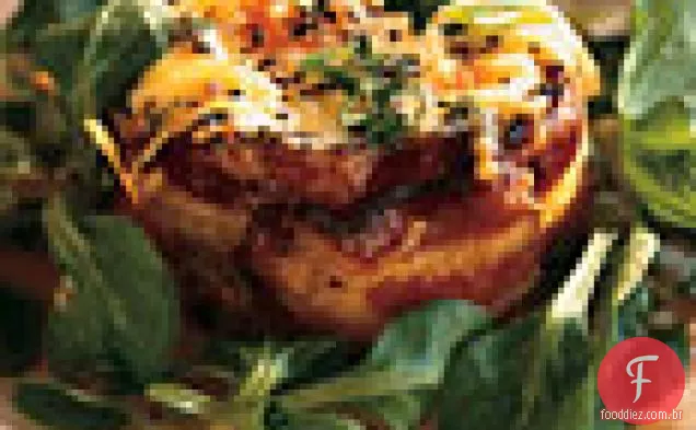 Ovos embrulhados em Bacon com Polenta