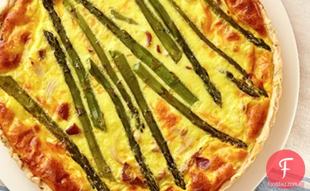 Quiche De Frango E Espargos