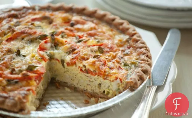 Caranguejo, Cebolinha E Quiche De Tomate