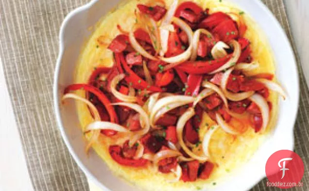 Omelete de cara aberta