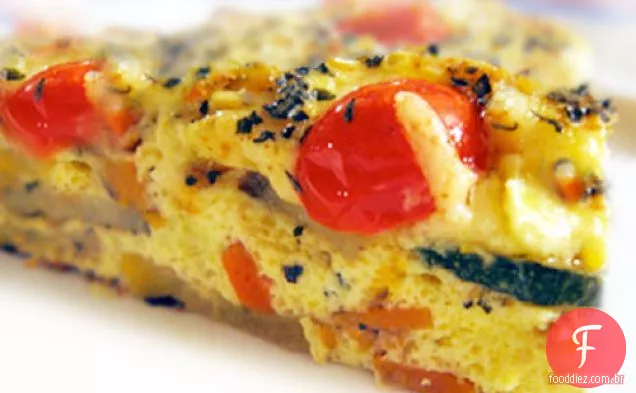 Quiche De Cheddar Vegetal Torrado