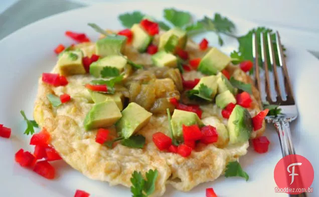 Omelete Mexicana De Cara Aberta