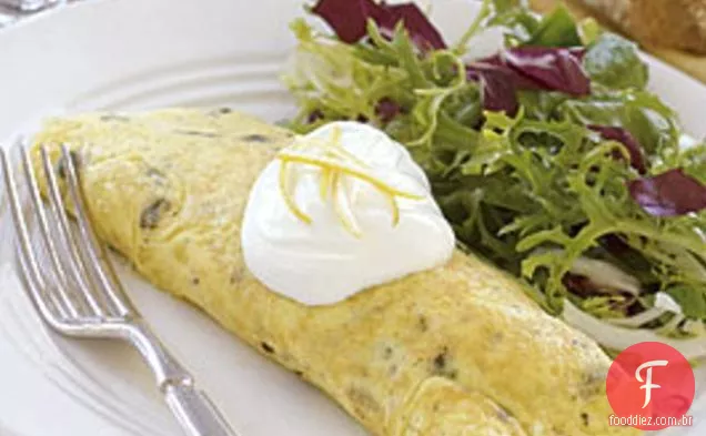 Omelete De Salmão Defumado