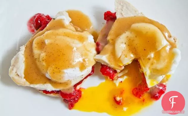 Ação De Graças Sobras Ovos Benedict
