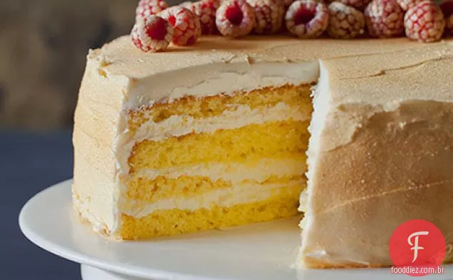 Bolo De Glitter Com Infusão De Água De Rosas