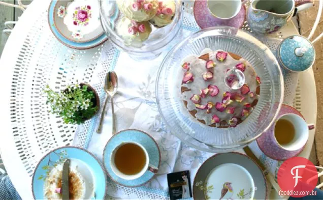 Mistura De Casamento Real De Branco Earl Grey & Rose Victoria Sponge