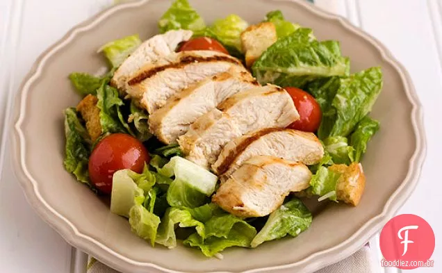 Salada Caesar De Frango Grelhado